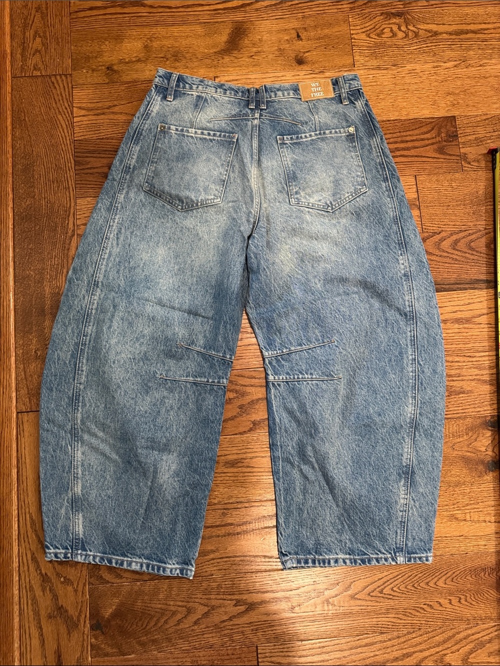 We the Free Good Luck Mid Rise Barrel Leg Jeans - Picture 10 of 17